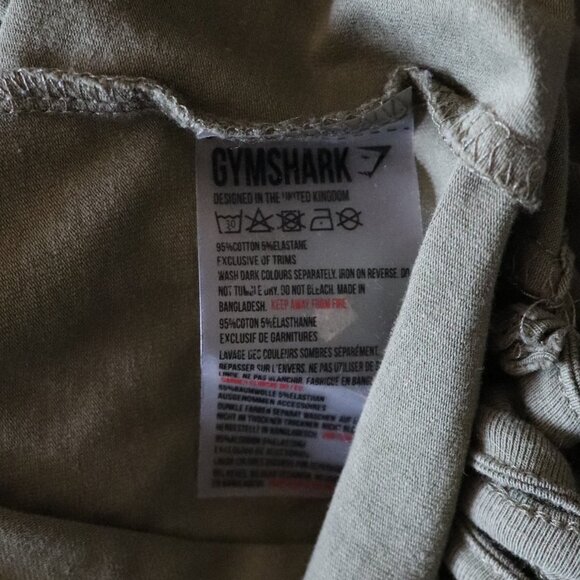 Gymshark Women's Green Sz XS/S Active Graphic Cropped Ribbon Tie Long Sleeve Top - Picture 11 of 11